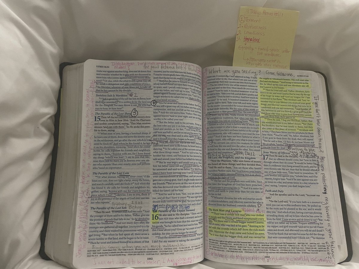 joyNjled's tweet photo. @IAmSteveHarvey Luke 16 #RemindHER from my @Jentezen #Legacy #StudyTheBible sweet babies! #Sonny of this world #more #shrewd than sons of 💡 #WordUP Church babies need to be #shrewdHER Time to get your muck boots on baby! Gettin #WITTY in the #QueenCity #DivineReversal of #learningUup #NoJoke 🌬 https://t.co/4Poty6A4vT