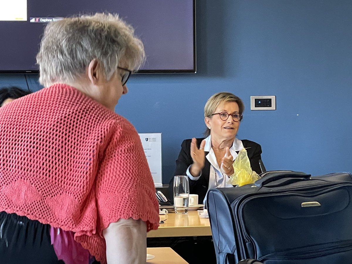 Katjaholm74's tweet photo. “This shows how important unions are. And I feel so inspired that we all stand together” FIA President @TheGabrielle_C #FiaExec2022 https://t.co/67Po7qpRvR