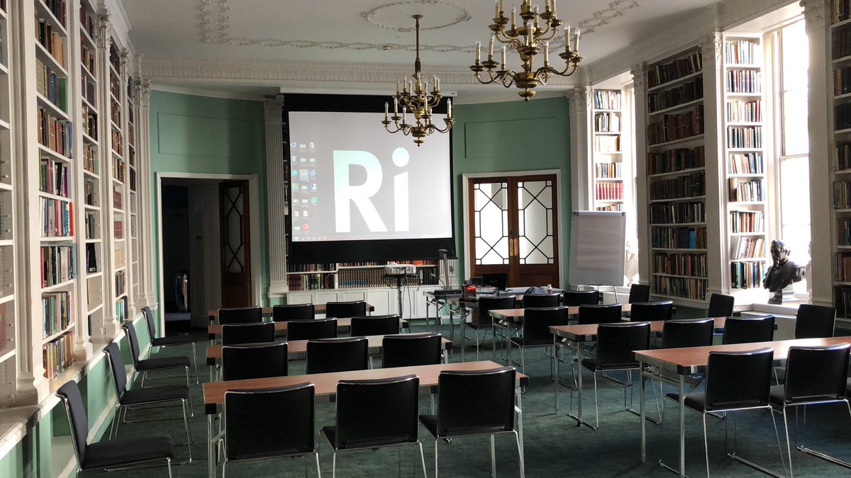 themathsbazaar's tweet photo. Today’s hexagon masterclass is in the amazing Royal Institution library #MathsMasterclasses @Ri_Science as usual I am travelling light and running my “masterclass in a bag” #Hexagons https://t.co/2ZP89nXC4m