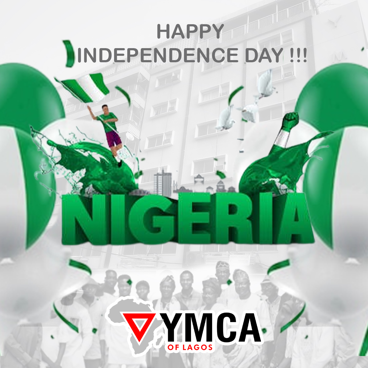 LagosYMCA's tweet photo. Happy Independence Day Nigeria! https://t.co/P5MOQ45Xqk