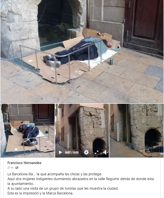 OnVasBarcelona's tweet photo. La Barcelona d'Ada Colau https://t.co/5ALiDb4meZ