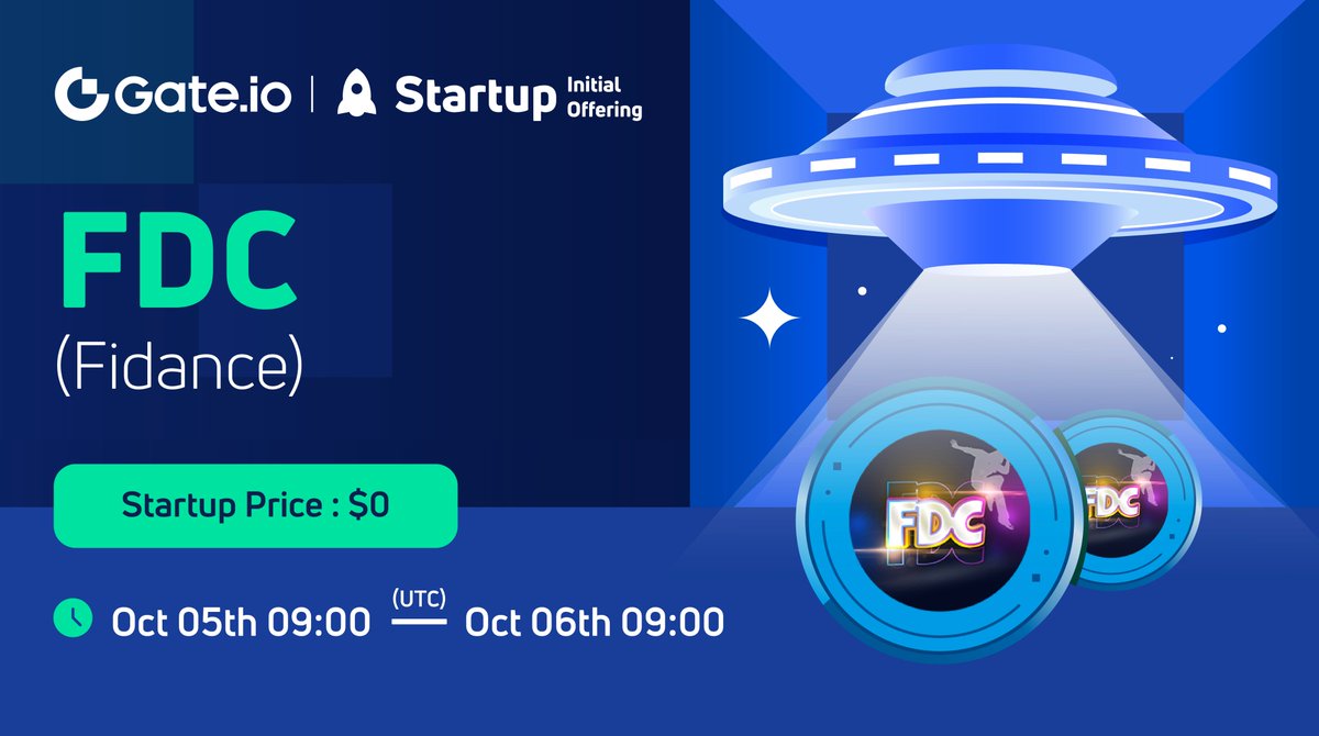 Gate_Launch's tweet photo. https://t.co/a1d9vCVWsR #Startup Free Offering: $FDC @FIDANCEE

⏰09:00 AM, October 5 - October 6 (UTC)

🔹Airdrop Value: $120,000
🔹Eligibility: All KYC users

Participate: https://t.co/P7dCGRe27w
More: https://t.co/6NU5AD3zP5

#gateiostartup $FDC https://t.co/U0VTGsDqaz