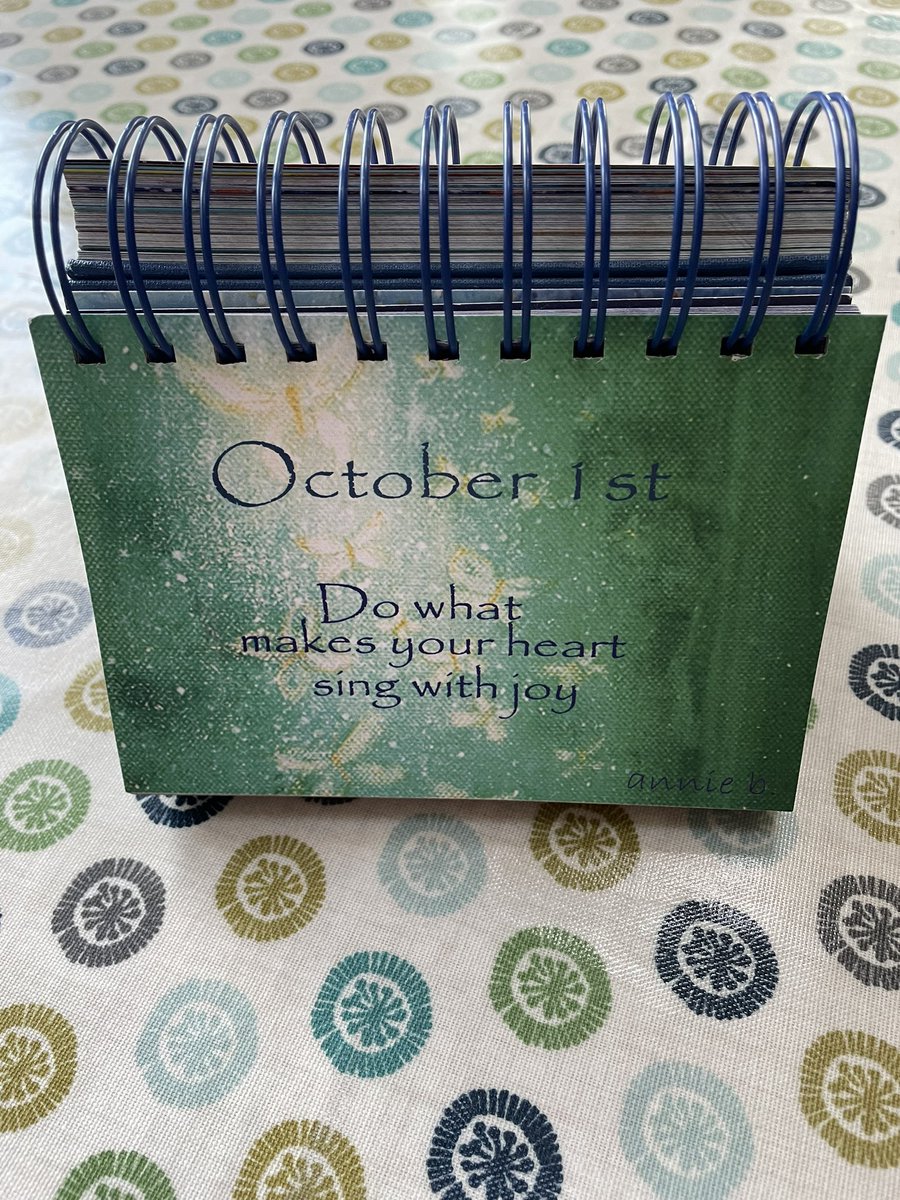 What a marvellous thought! Have a great day one and all! #October