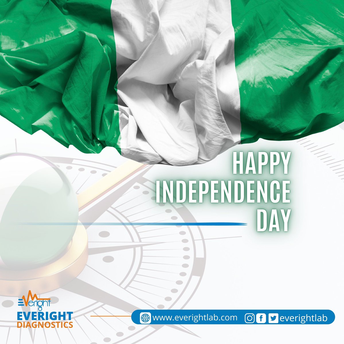 everightlab's tweet photo. Happy Independence Day Nigeria. The entire EVERIGHT Diagnostics wishes Nigerians a Happy 62nd Independence Day
#everightlab #indepenceday #nigeria@62 https://t.co/37X4YziA7i