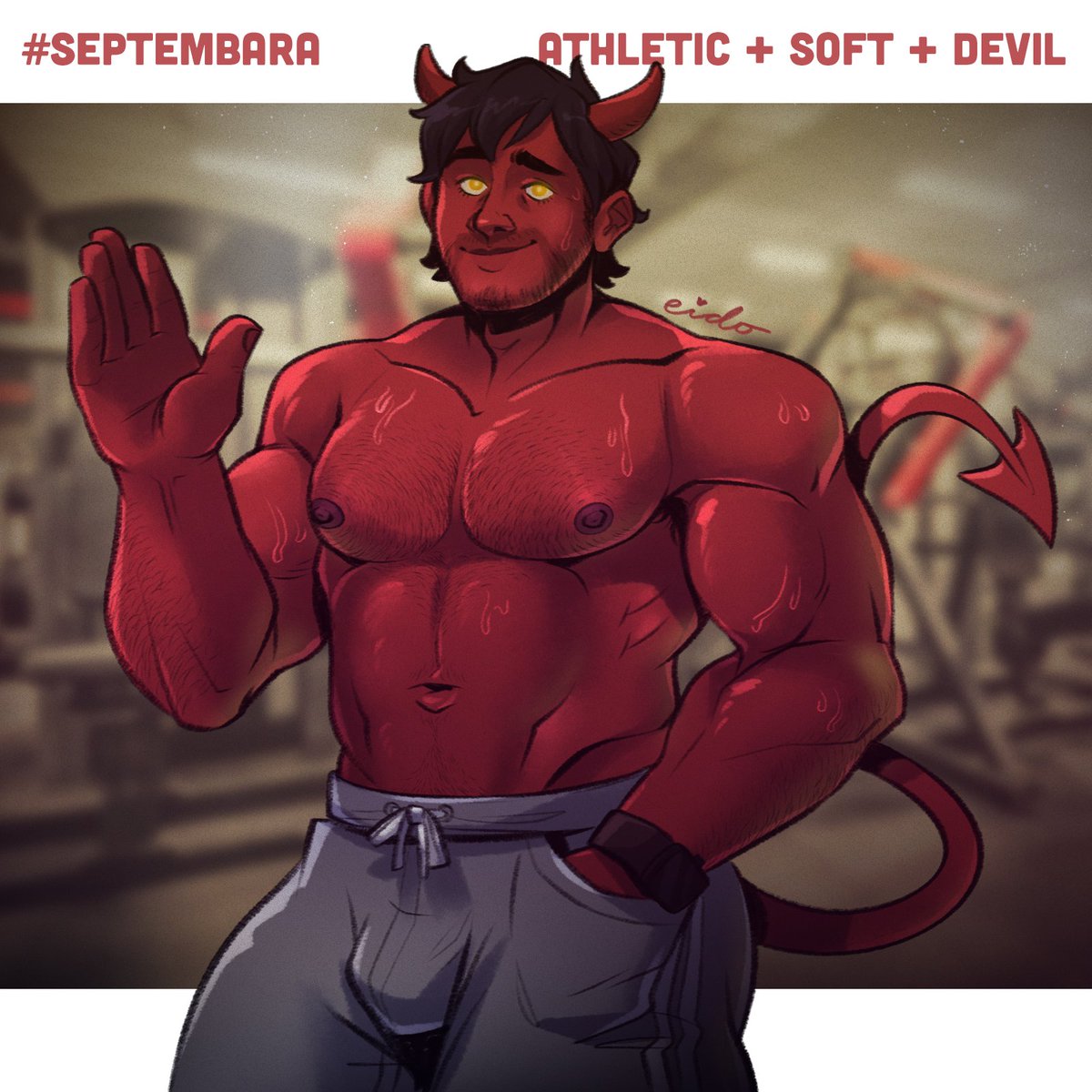 eido_art's tweet photo. 8+9+10: 👋
#septembara #bara #devil https://t.co/L9isdxV1ix