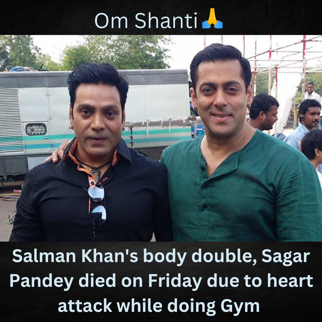 infoadaa12's tweet photo. Salman Khan's body double, Sagar Pandey died at the age of 50 due to heart attack while doing Gym.
#SagarPandey #SalmanKhan #Infoadda https://t.co/V4qXoxlE3t