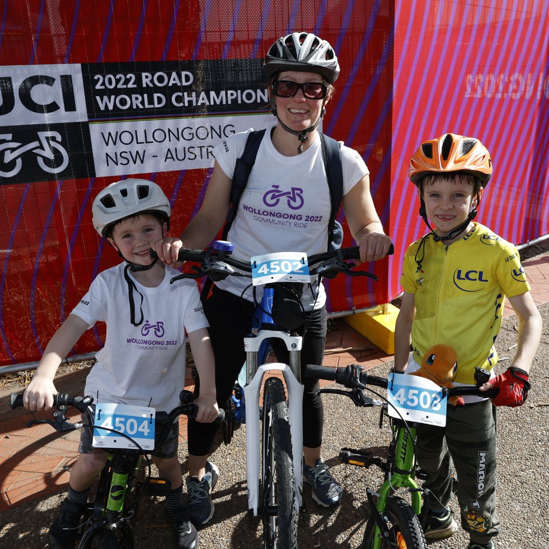 Hands up if you still have your Community Ride number plate on your bike 🙋‍♀️🙋🙋‍♂️

#wollongong2022 #rideofyourlife