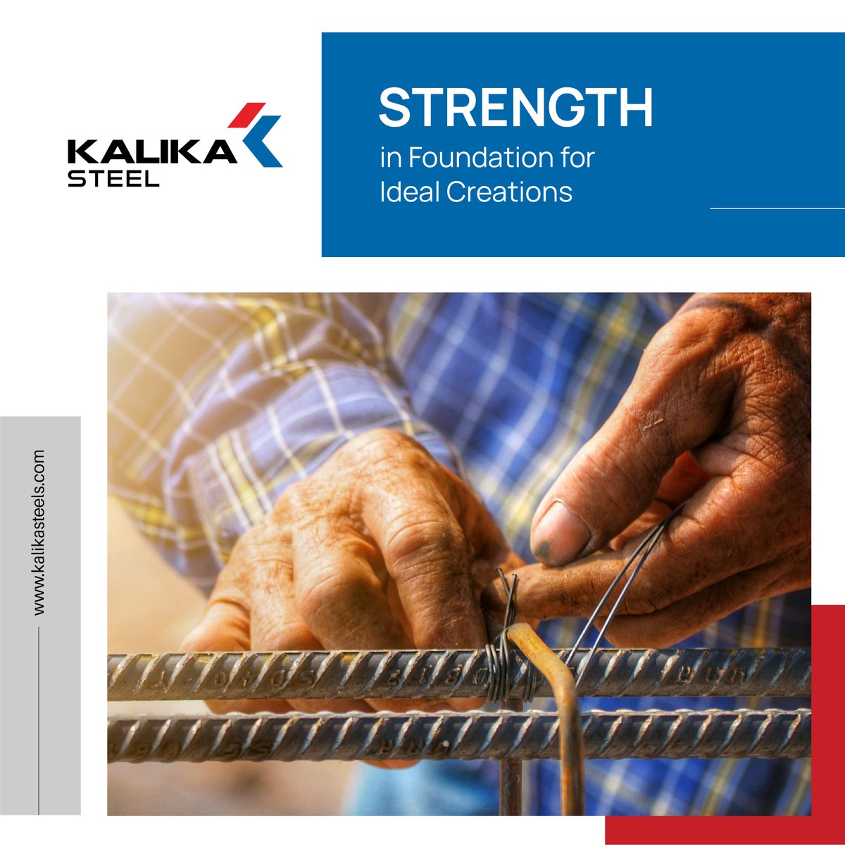 KalikaSteel's tweet photo. To construct an ideal structure, you build a strong foundation with high strength products. Kalika Steel ensures every structure is built with high strength steel.
Visit Us: https://t.co/T1vDw6AOYq
#strength #strongfoundation #beststeel #steelindustries #Steel #kalikasteel https://t.co/rJybOYVv1U