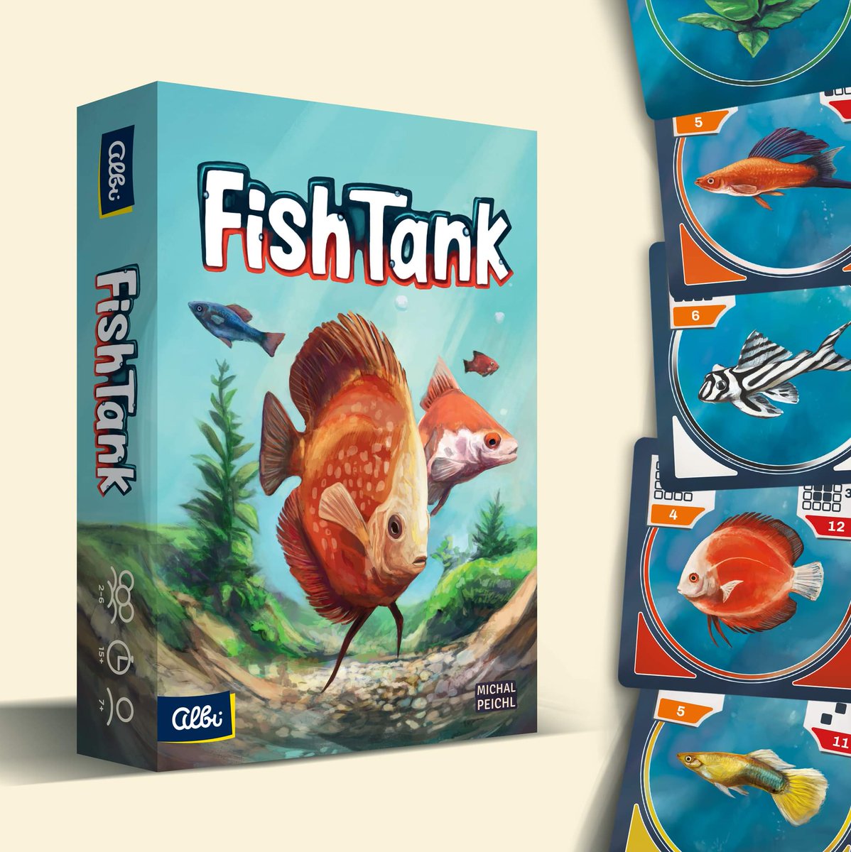 Graphic designer and ilustrator of our games Michal Peichl is also a boardgame designer. One of his own games, that we like the most is a quick game called FISHTANK. You can also play or buy it in Essen at ALBI booth. We recommend it!

 #fishtank #albi #essenspiel2022 #essenspiel
