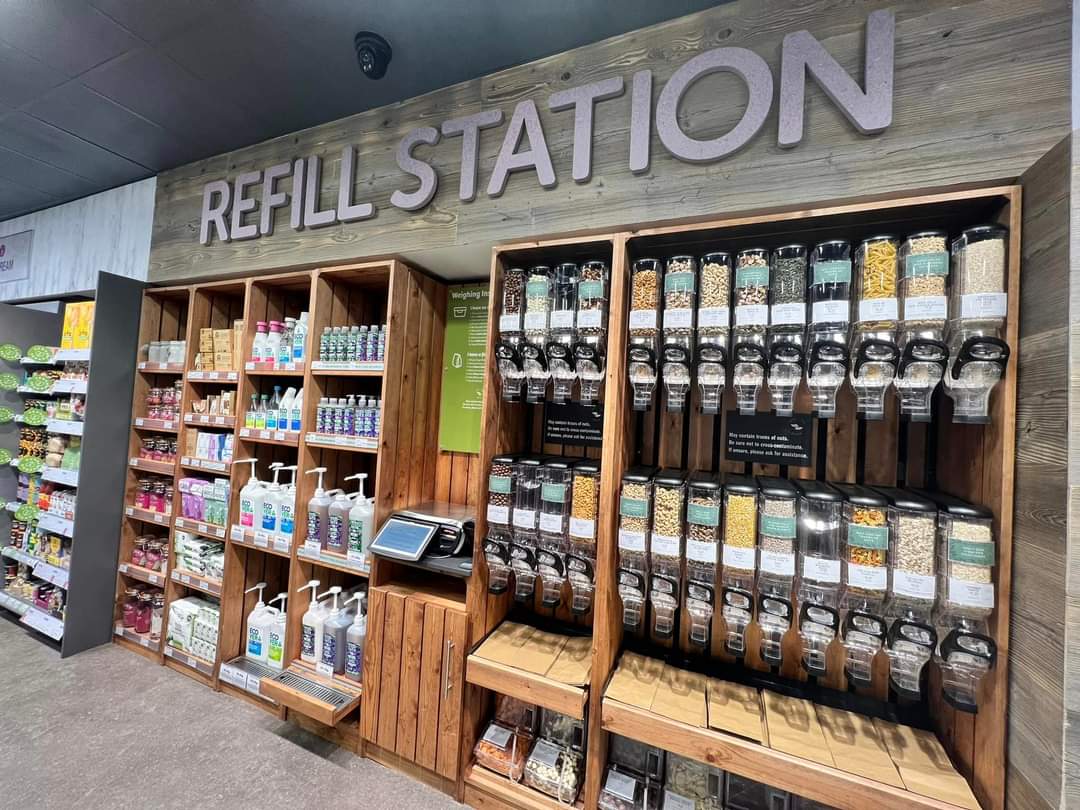 garykemp01's tweet photo. So please Zerowaste refill hub was involved within  the new Coop Balsall Common refit, love the look &amp; feel of the whole store, good luck with today relaunch https://t.co/Ghzkxlmokt