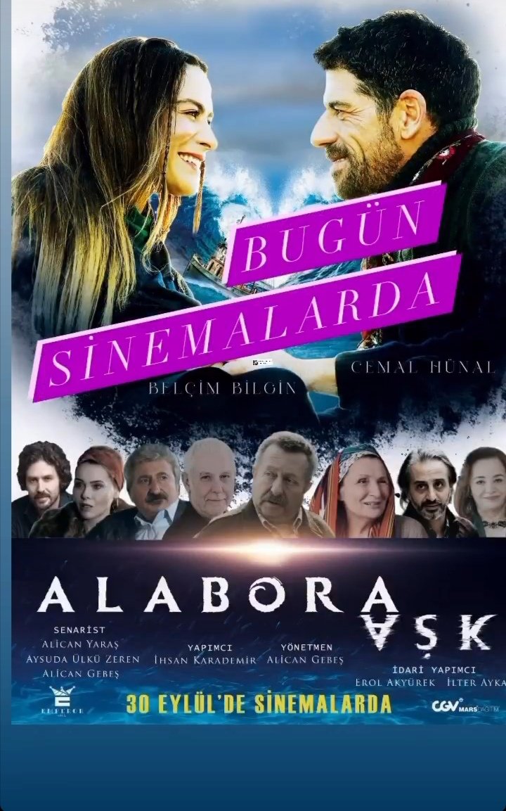 #Alaboraşk vizyonda Bütün sinemalarda. <a href="/RUCHANCALISKUR/">Ruchan Calıskur D.V</a> 💜❣️ #hafizeanne #ali #esra +#aşk