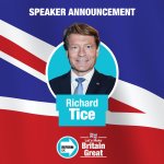 Image for the Tweet beginning: 🚨Conference Speaker Announcement🚨

Party Leader @TiceRichard