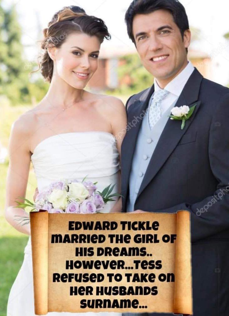 Tess here, not too keen to take the hubby's name