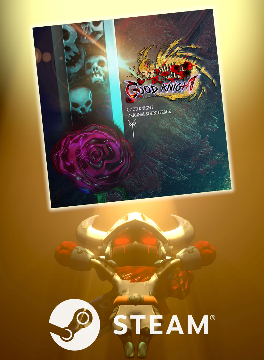 TeamGoodKnight's tweet photo. 📢Get it NOW 40% off during its launch!📢
https://t.co/lvRlQGT3WG
The fan favorite Good Knight OST by @leafxceed is available in high quality on Steam!

“Did I mention that the music goes harder than the demons of hell?” -@thebonezoneshow

#videogameost #videogamemusic #SteamSale https://t.co/j3cMXMnGUm