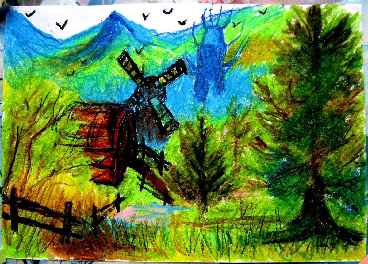 NeptunPlanet's tweet image. #art  #artwork  #sketch  #landscapeartist  #artistsoftiktok  #pastel  #pastels  #softpastel #softpastelworkinprogress  #reccomendationsplease  #реко #gothic2 #готика2 #oilpastel #маслянаяпастель