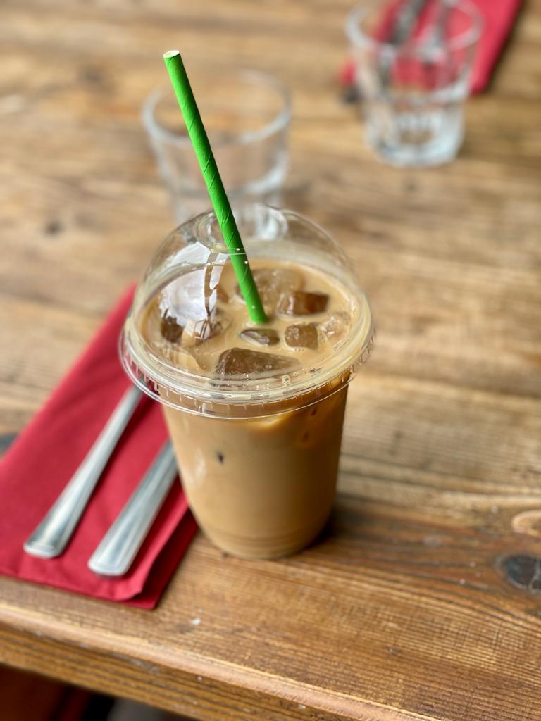 How do you like your coffee?! ☕️ We have a fab selection of drinks including iced coffees, all made using organic, fair trade Gara blend supplied by <a href="/OwensCoffee/">Owens Coffee</a> ☕️ #InternationalCoffeeDay