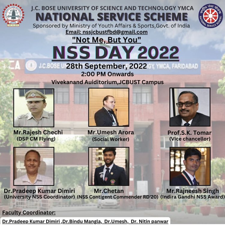 nssjcbust's tweet photo. 𝙄𝙛 𝙮𝙤𝙪 𝙘𝙖𝙣 𝙞𝙢𝙖𝙜𝙞𝙣𝙚 𝙞𝙩, 𝙮𝙤𝙪 𝙘𝙖𝙣 𝙖𝙘𝙝𝙞𝙚𝙫𝙚 𝙞𝙩!🌻
NSS JCBUST YMCA FBD celebrated the 𝟱𝟰𝘁𝗵 𝗙𝗼𝘂𝗻𝗱𝗮𝘁𝗶𝗼𝗻 𝗗𝗮𝘆 with utmost zeal. https://t.co/eJReNoL3Z5
