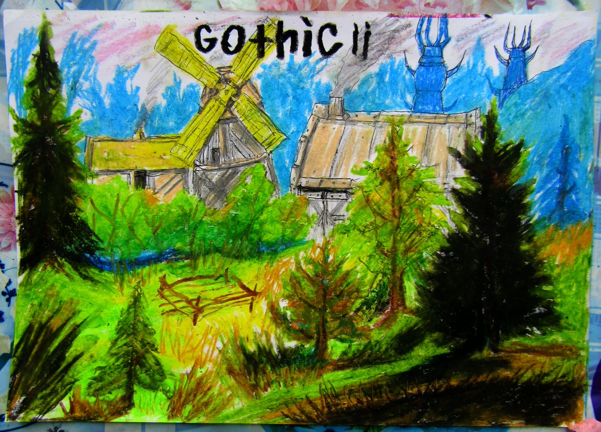 NeptunPlanet's tweet image. #art  #artwork  #sketch  #landscapeartist  #artistsoftiktok  #pastel  #pastels  #softpastel #softpastelworkinprogress  #reccomendationsplease  #реко #gothic2 #готика2 #oilpastel #маслянаяпастель