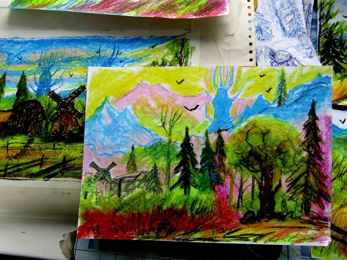 NeptunPlanet's tweet image. #art  #artwork  #sketch  #landscapeartist  #artistsoftiktok  #pastel  #pastels  #softpastel #softpastelworkinprogress  #reccomendationsplease  #реко #gothic2 #готика2 #oilpastel #маслянаяпастель