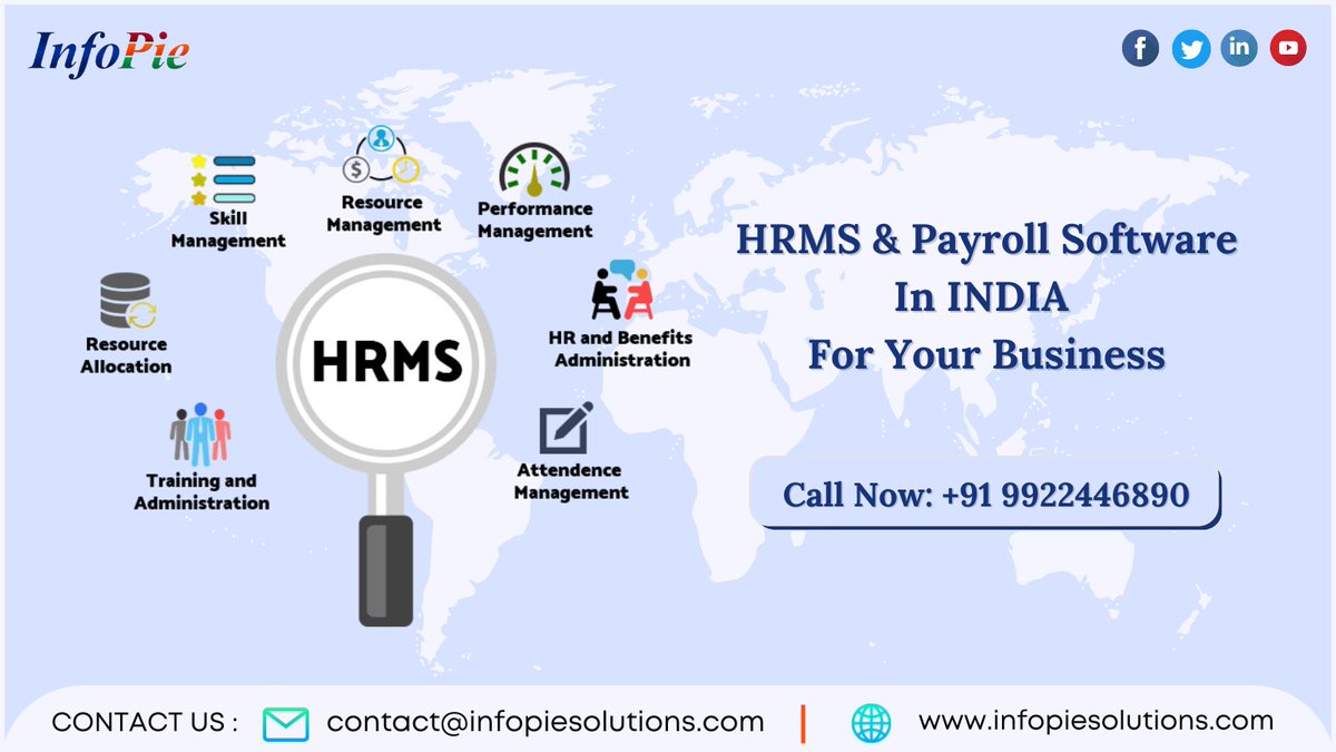 HRMS &amp; Payroll Software In INDIA For Your Business
Call now: +91 9922446890
Email us: contact@infopiesolutions.com
infopiesolutions.com/infopie-payrol…
#payroll #payrollservices #payrollsupport #payrollmanagementsystem #smallbusinessowner