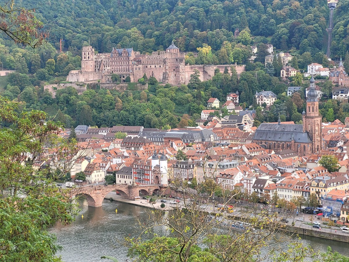 LaurySarti's tweet photo. We had a wonderful walk in Heidelberg, #ConfEmM https://t.co/3eSGfmP6hb