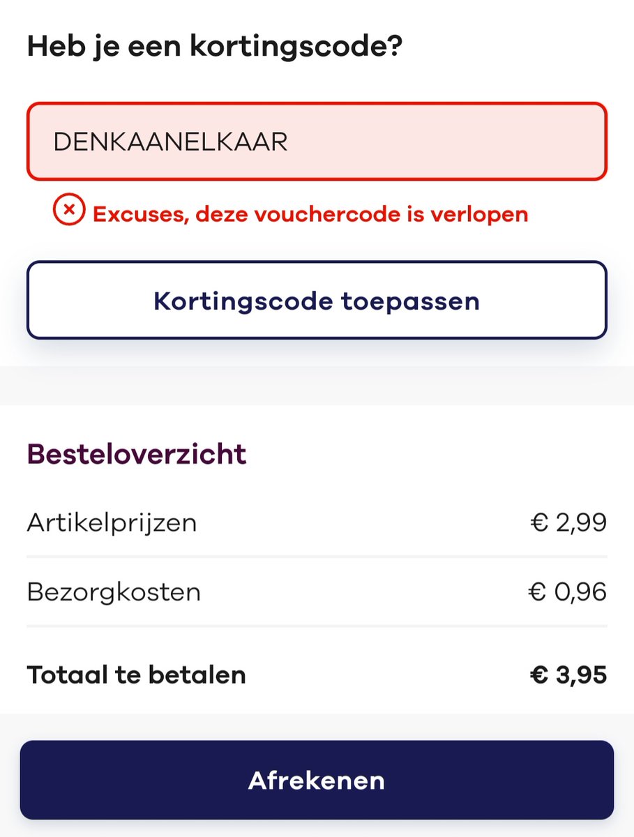 Ik lees net in <a href="/RDStad/">AD Rotterdams Dagblad</a> een mooie actie #denkaanelkaar. Je kunt dan een gratis kaart sturen naar iemand die eenzaam is. Waar waarom geeft de website van <a href="/GreetzNL/">Greetz</a> aan 'voucher verlopen'?? #ad #greetz #klacht