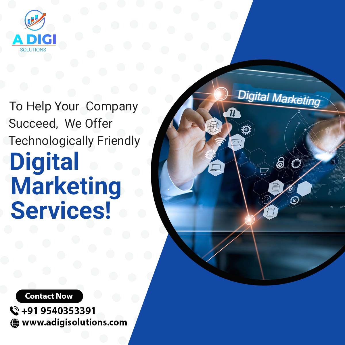 adigi_solutions's tweet image. To Help Your Company Succeed, We Offer Technologically Friendly Digital Services!😍😍
🌎 adigisolutions.com
📞9540353391,7834982664
📩 info@adigisolutions.com
.
.
.
#adigisolutions #marketingagency #adigi #mlm #mlmservices #creativedigitalservices