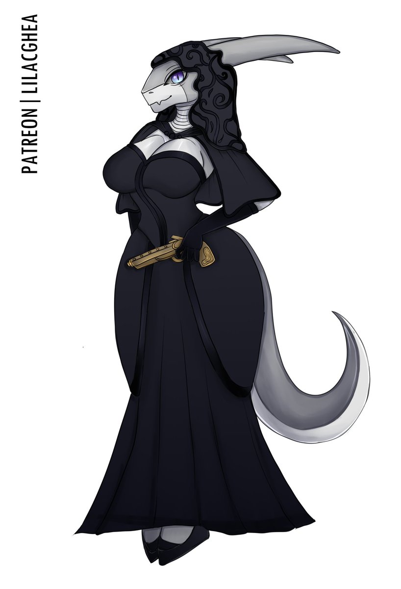 chumasu's tweet photo. Say hello to Mafuara a Silver Scaled Dur-Suofang who is a Retired Ashen Order member that now runs a orphanage within the Kingdom of Drakaasi.

This is another NPC art piece for #TheAtazanProject by the incredible @LilacGhea. This one is a dedication to the lovely @Fluoride_Plays https://t.co/7Q2qtsU8Zr