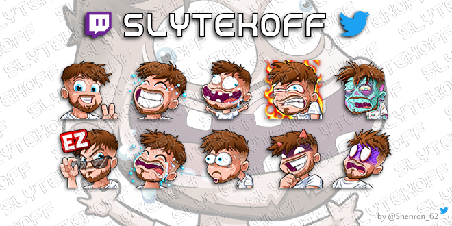 Énorme merci à <a href="/Shenron_62/">Shenron_62</a> pour les emotes ! Ils sont magnifiques 😍 Si vous cherchez à faire des emotes n'hésitez pas !