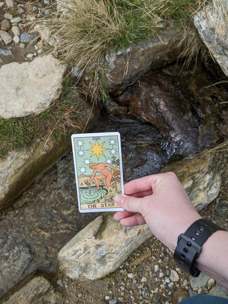 The Star is a card of hope that often follows a dark period &amp; signals brighter times ahead. She reminds us to seek out resources by connecting to community and nature. The 🌟 has guided us to run workshops alongside our shows to connect our queer audiences to each other #tarot