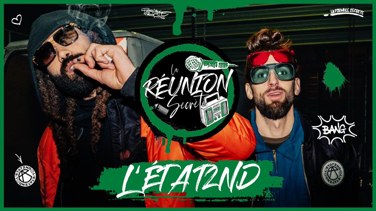 ⚡️LA RÉUNION SECRÈTE #01 - L’ÉTAT2ND⚡️

<a href="/LETAT2ND/">L'ETAT2ND</a> a accepté de nous parler sérieusement de leur Rap en marge et clairement pas en marche.
Si la vérité est ailleurs, ils nous la livrent en musique ! 🛸
feat. <a href="/EtienneAnthem/">Etienne Antelme</a> 

👉 Dispo sur YouTube !
➡️youtu.be/2HlmqaWiHNg