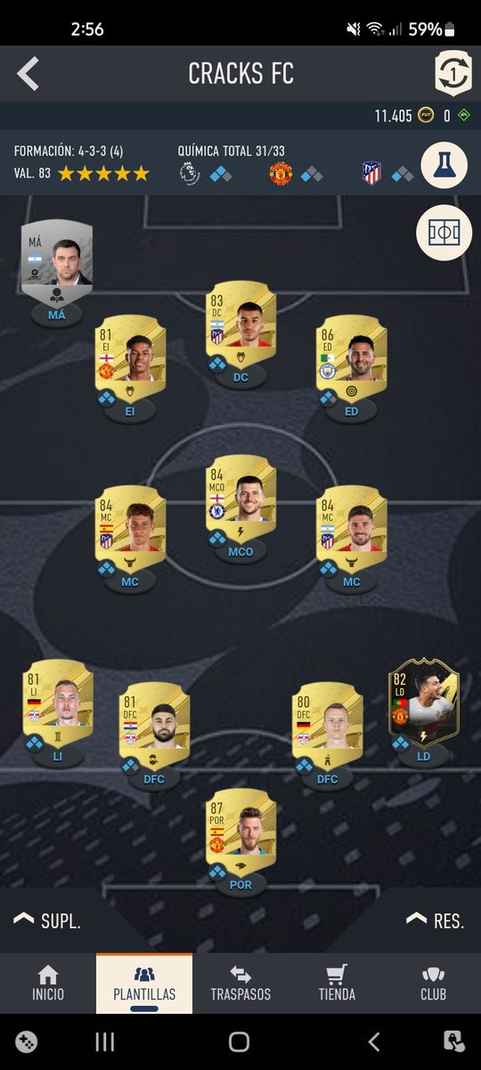 Erick_Or14's tweet photo. @xARiiAN Todo intransferible menos correa, rashford, y los dos dfc centrales, tengo 10k de presupuesto, saludos Ariian🤙 https://t.co/x4ZEdZBXGD