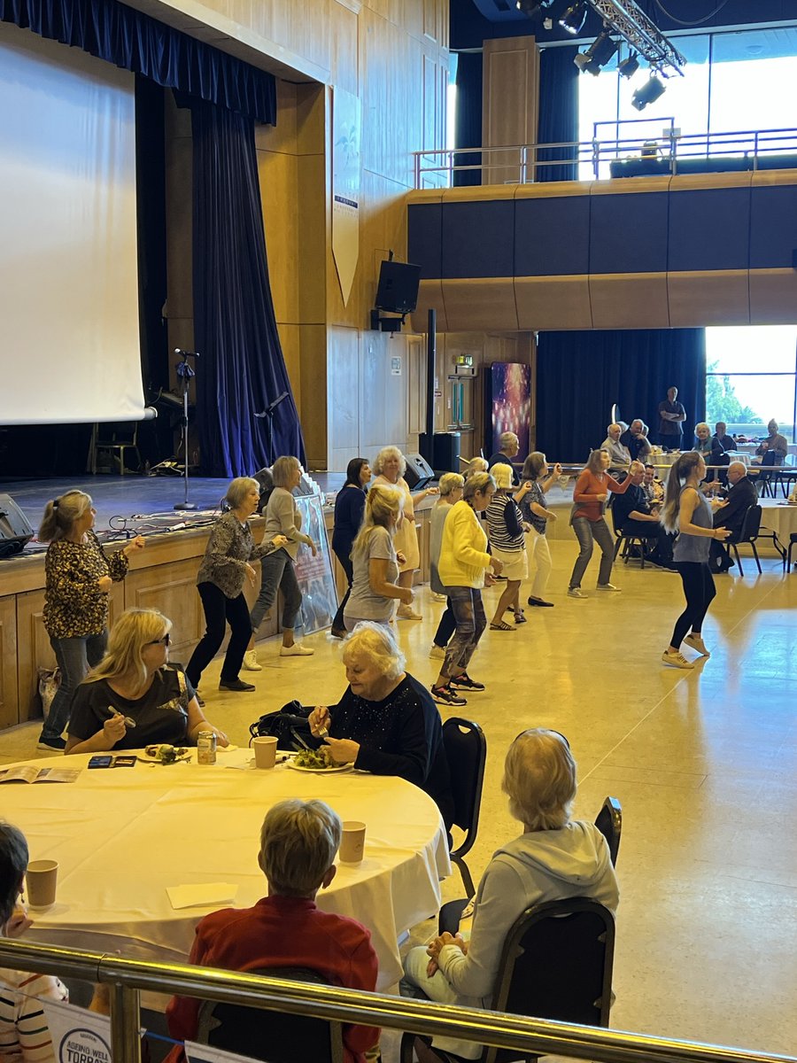 We recently held our 8th & most likely final Ageing Well Festival here in #Torbay, to mark International Day of Older Persons #IDOP #IDOP2022 & celebrating and bringing together our commmunity of over 50's, with over 2,000 joining us this year. #AgeingBetter