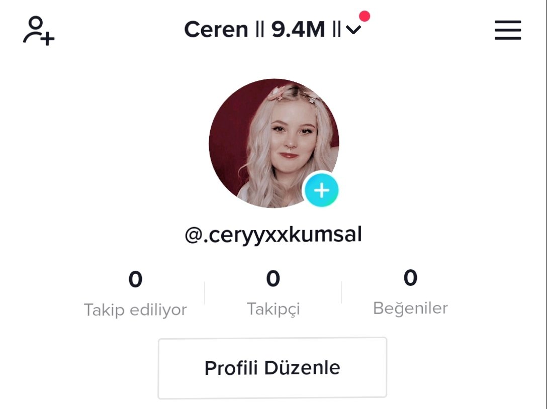 Ceren'e edit hesabı açtım takip edermisiniz?