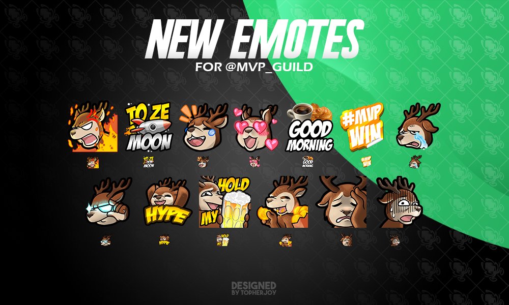 TopherSpook's tweet image. Pleins de petit Cerfs pour la @MVP_Guild
( commande de @NiizumaStyle)
Merci pour la confiance !!