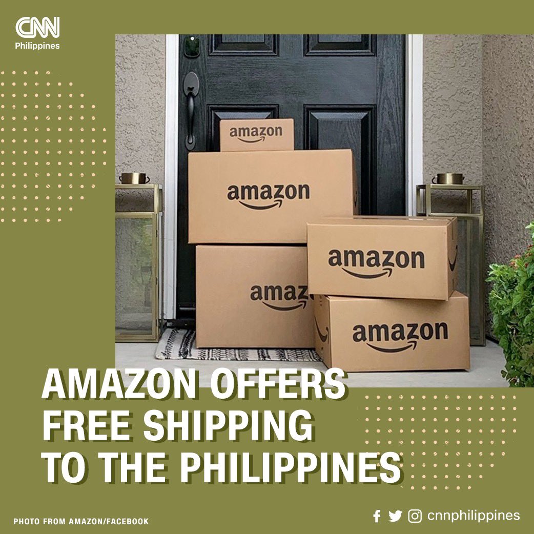 newswatchplusph's tweet photo. Good news for shoppers: Amazon is now offering free shipping to the Philippines for select products.

We list down what you need to know about the promo: https://t.co/M9ayQc9ZmL https://t.co/oJs7HSRW94