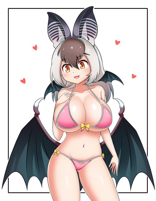 ウサギコウモヌッ!👙🐰🦇 