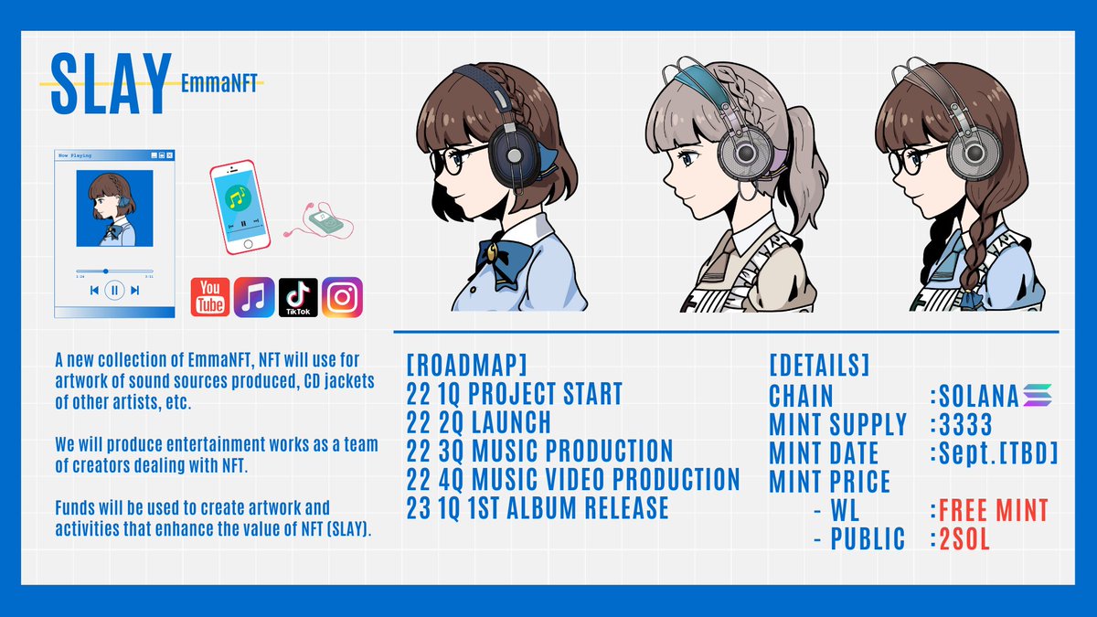 🍀EmmaNFT X CoinSchool #Giveaways🍀

🎁#FreeMint x 5

➡ Follow <a href="/Emmmmma_tw/">EMMA NFT</a> @CoinSchool77
➡ ❤+RT +Tag 3+D.C ID
➡Join t.me/CoinSchool77
➡Join discord.gg/coinschool77
➡Join discord.com/invite/6vM5GRg…
Say, "I'm from Coin School"

⏰~10/4

#NFT #NFTGiveaway #airdrop #Giveaway