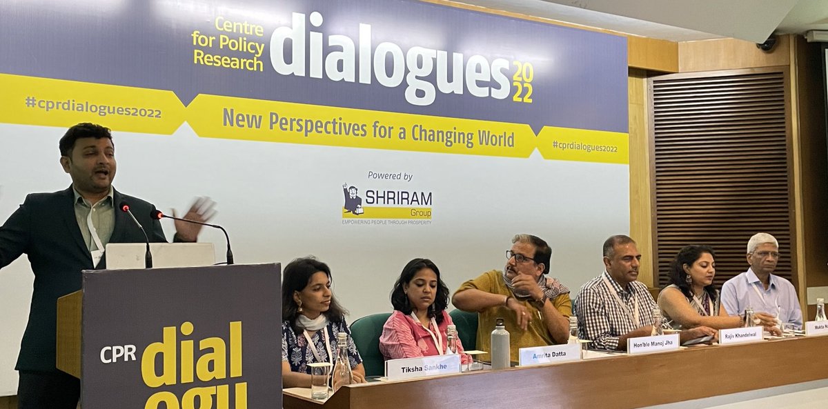 CPR_India's tweet photo. COVID-19 brought to light the magnitude of labour migration. It pushed us to address the problems that internal migrants face in diverse ways. 
CPR, @NowMigration and @LEADatKrea launched IMAKE, a new Initiative for Migration Action and Knowledge Engagement. #CPRDialogues2022 https://t.co/MDt7kNK8no