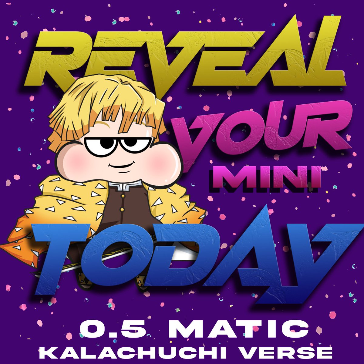 🌸 KALACHUCHI MINI REVEAL TODAY🌸
Get yours now ✨ 0.5 MATIC✨  ONLY
Mint <a href="/KalachuchiVerse/">Kalachuchi Verse│LIVE MINTING</a> : sites.google.com/view/kalachuch…
#KCCBlOOMintingNow #KalachuchiVerse