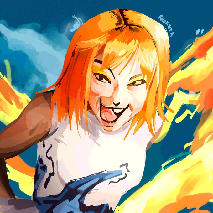 color study with a bjork redraw  
