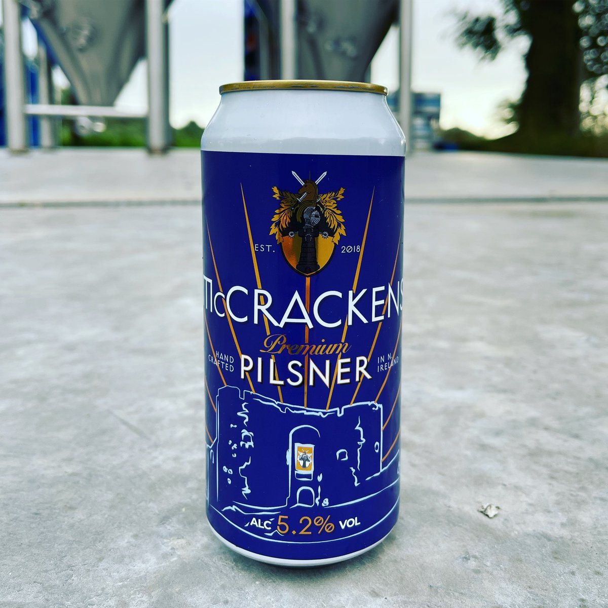 Hot off the production line, our Premium Pilsner is now in can. Available immediately from our online shop and due to hit our usual outlets very soon. 

#mccrackens #newbeeralert #irishcraftbeer #supportlocal #awardwinningbrewery 
 #irishcraftbeer #craftbeer #beer