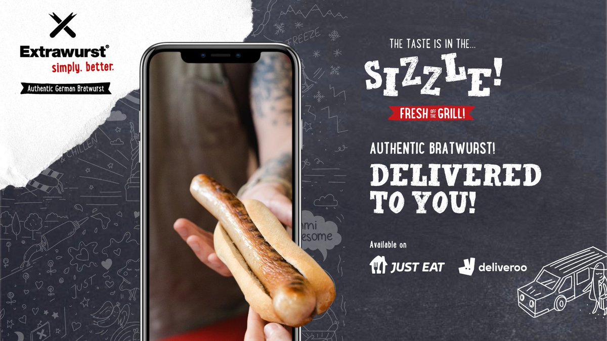 More than just a hot dog!
Try one of our delicious authentic German bratwursts this weekend, delivered straight to you via Just Eat or Deliveroo in the Birmingham area
#brat #bratwurst #birmingham