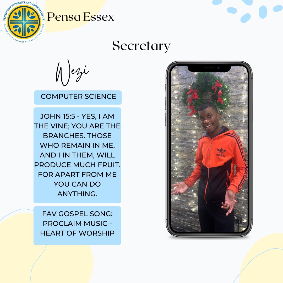 Meet Wezi!! This years secretary 🎉🎊🥳