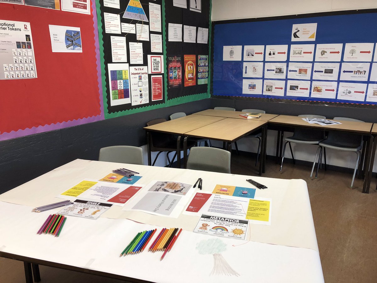 Ms_ECo_'s tweet photo. It’s Open Day at @Rossett!

Head over to @EnglishRossett to have a go at our National Poetry Day activities! https://t.co/BhQ93HPcux