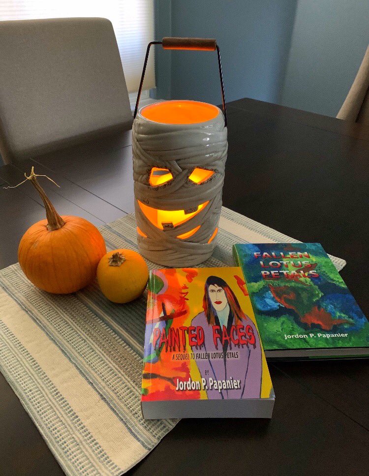 TomLarson2's tweet photo. Happy October. #october Book Fallen Lotus Petals and Painted Faces. #action #novel #books #bookclub #design #books #whattoread #bookpaintedfaces #bookfallenlotuspetals #literature #FBI #suspense #Thriller #bookworm #crimedrama #reading #bookshelf #coverart https://t.co/f9QgUfpQje