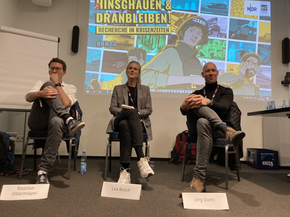 Panel „Brisante Recherchen, große Skandale“ - voller Raum und ganz nah dran #nr22