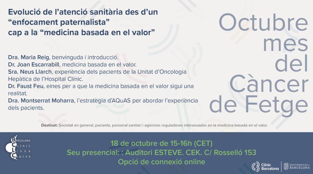 BCLC GROUP (@bclc_group) on Twitter photo October is the month of #LiverCancer. Open event on Oct 18 to share how to offer optimal value care and research in a patient centered multispeciality model. <a href="/hospitalclinic/">Hospital Clínic</a> <a href="/idibaps/">IDIBAPS</a> @CIBERehd <a href="/EASLnews/">EASLnews</a> <a href="/AASLDtweets/">AASLD</a> <a href="/EuropeLiver/">European Liver Patients' Association</a> <a href="/GlobalLiver/">Global Liver Institute</a> <a href="/dice_europe/">Digestive Cancers Europe</a> October is the month of #LiverCancer. Open event on Oct 18 to share how to offer optimal value care and research in a patient centered multispeciality model. <a href="/hospitalclinic/">Hospital Clínic</a> <a href="/idibaps/">IDIBAPS</a> @CIBERehd <a href="/EASLnews/">EASLnews</a> <a href="/AASLDtweets/">AASLD</a> <a href="/EuropeLiver/">European Liver Patients' Association</a> <a href="/GlobalLiver/">Global Liver Institute</a> <a href="/dice_europe/">Digestive Cancers Europe</a>