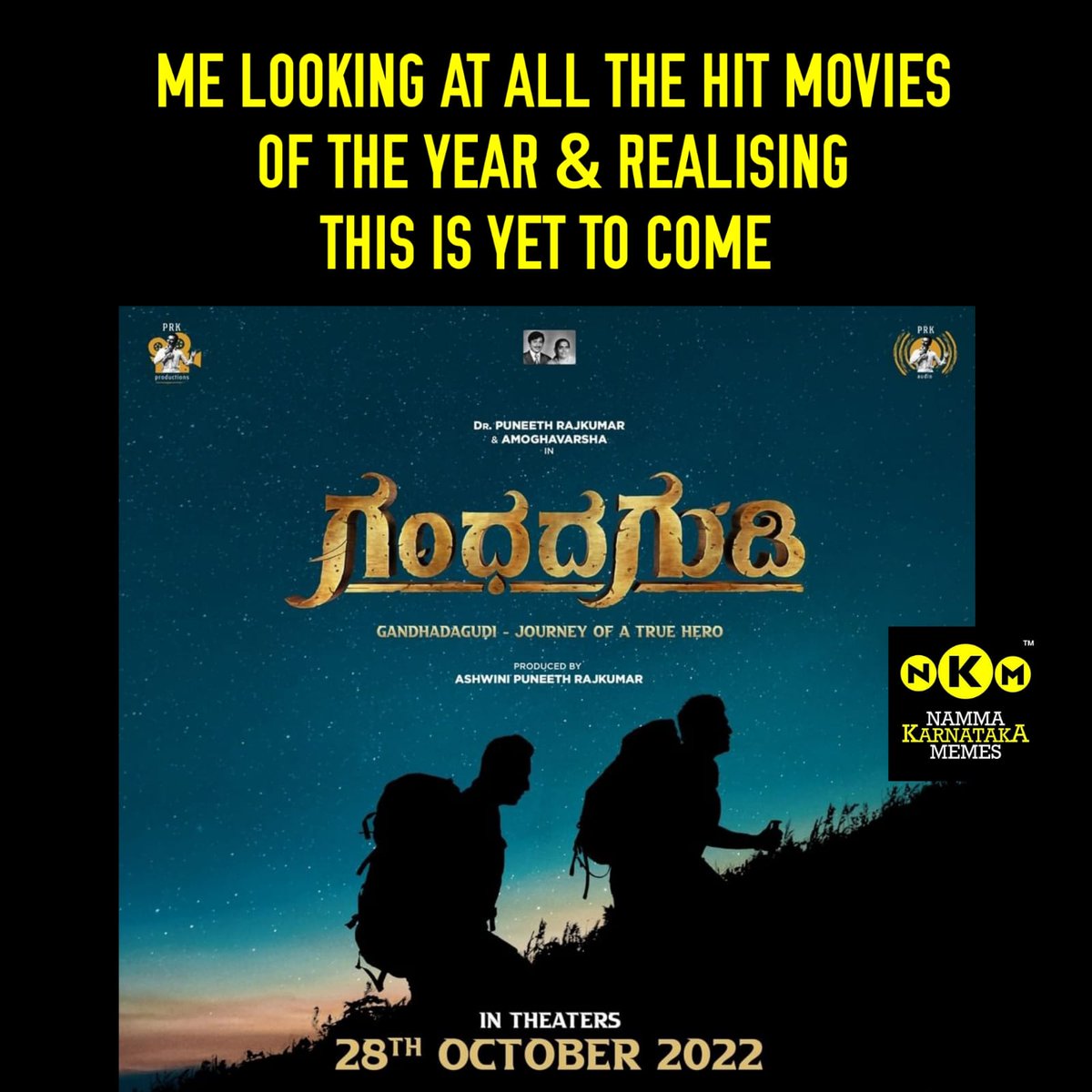 nkmofficial_'s tweet photo. #Appu #GandadaGudi https://t.co/hV7Edm2v9x