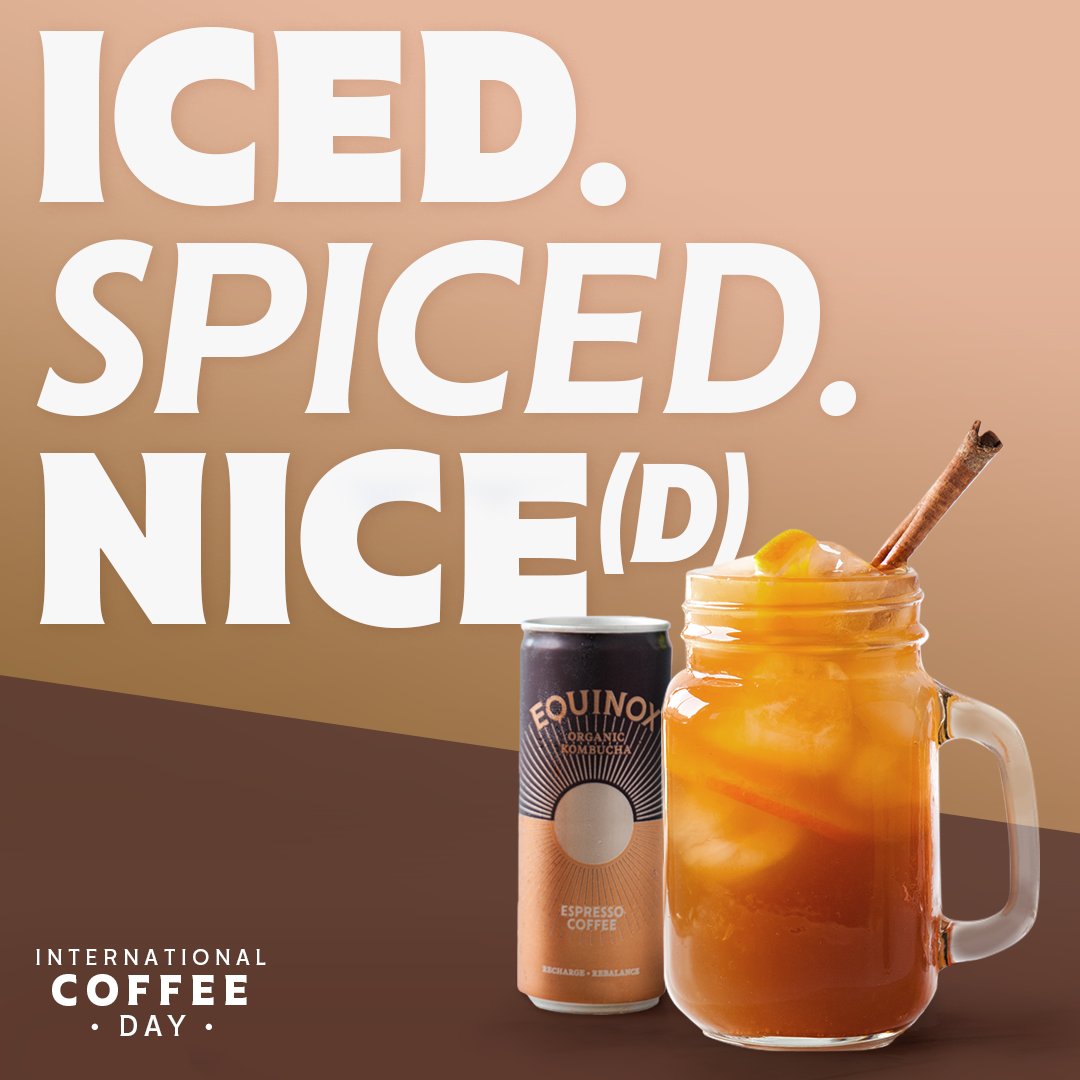 Coffee  🤝 Kombucha 
A match made in heaven (well, Yorkshire... close enough) and a perfectly balanced pick-me-up. Tag someone you think should try a can this #InternationalCoffeeDay